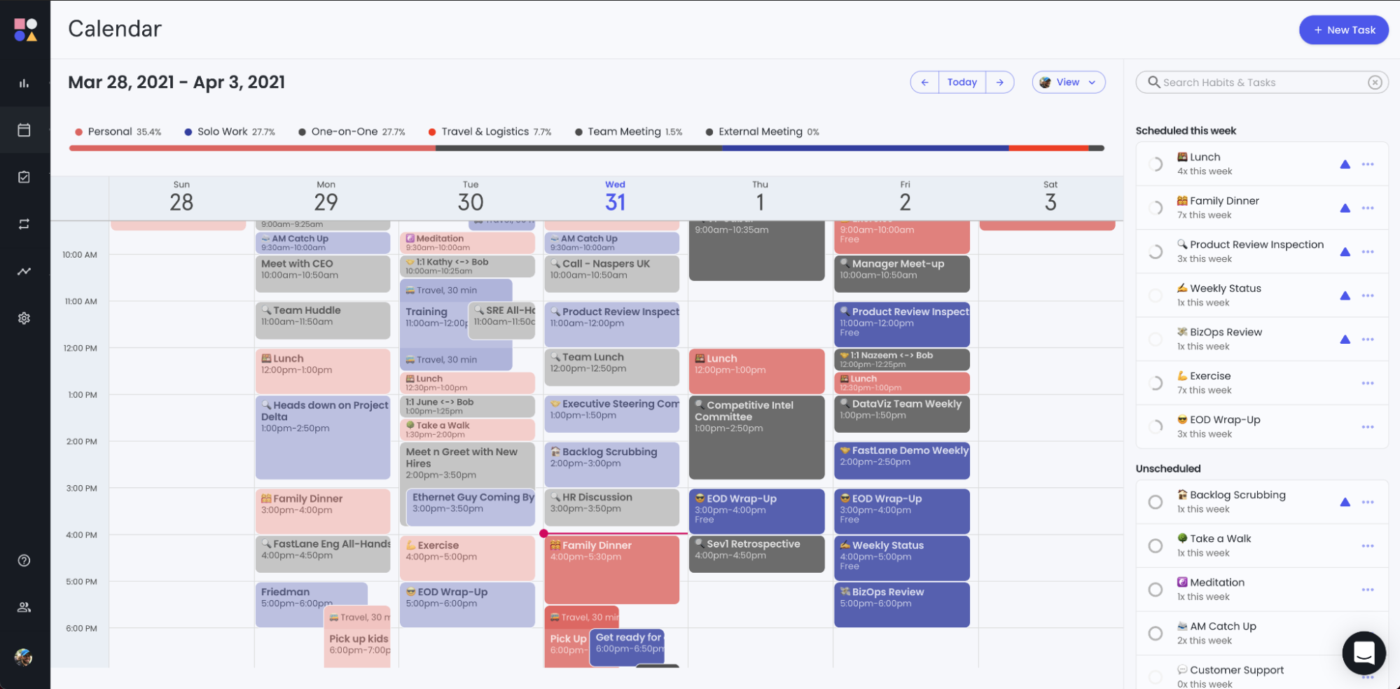 Reclaim AI: AI scheduling app with customizable scheduling preferences