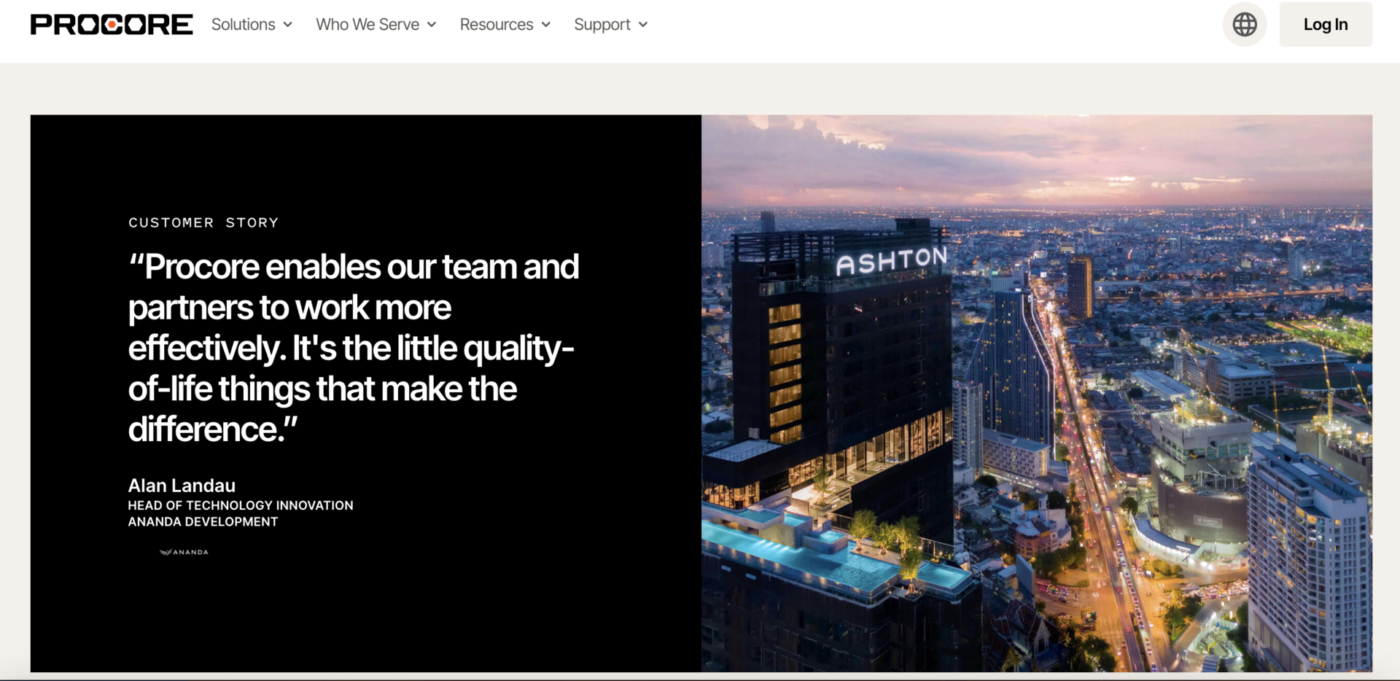 Procore- A Large Scale Construction Inventory Management Software 