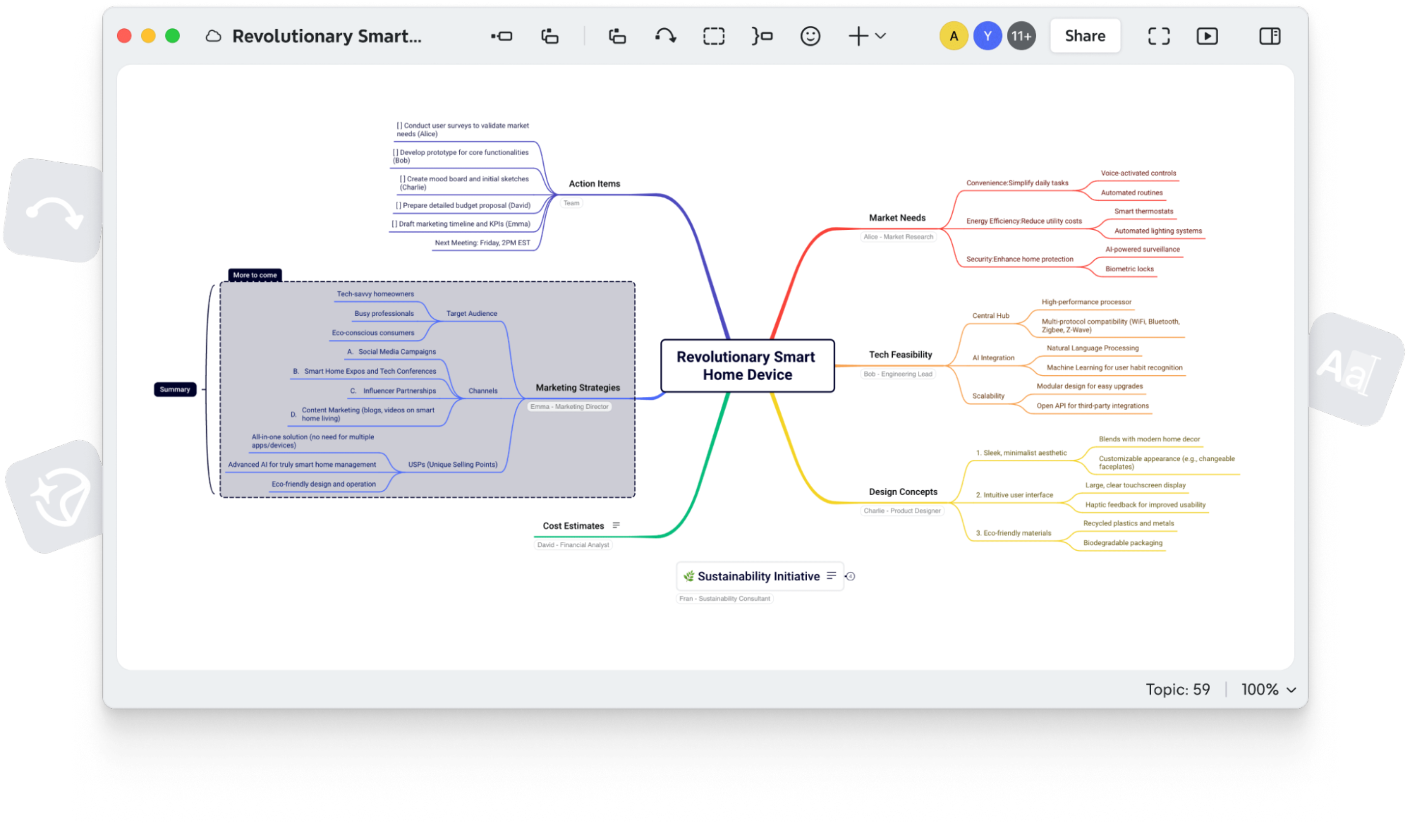 Xmind : AI tools for mind mapping 