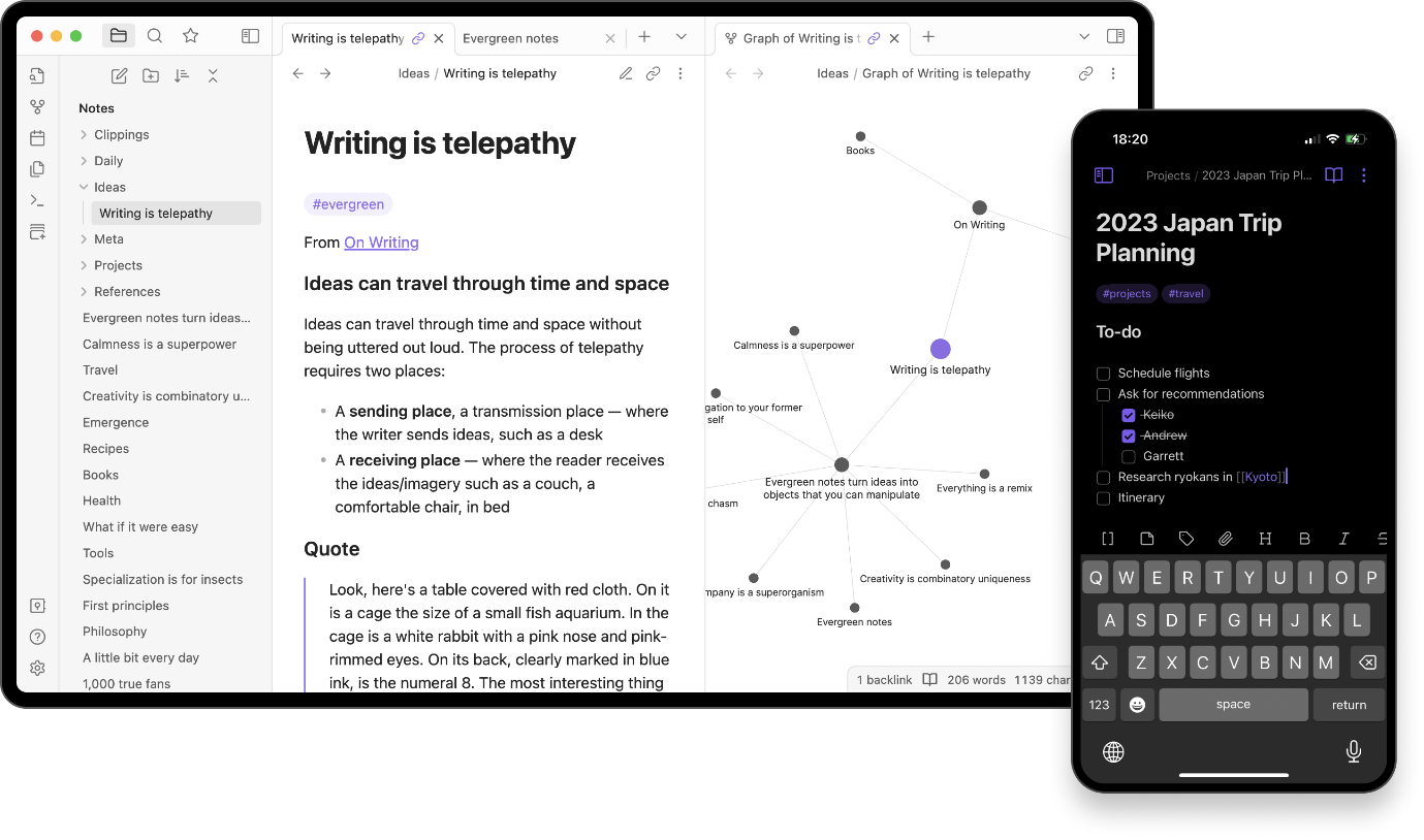 OneNote Alternative: Obsidian