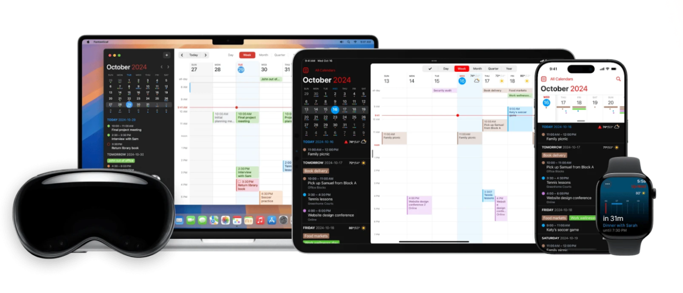 Fantastical for multi-calendar management