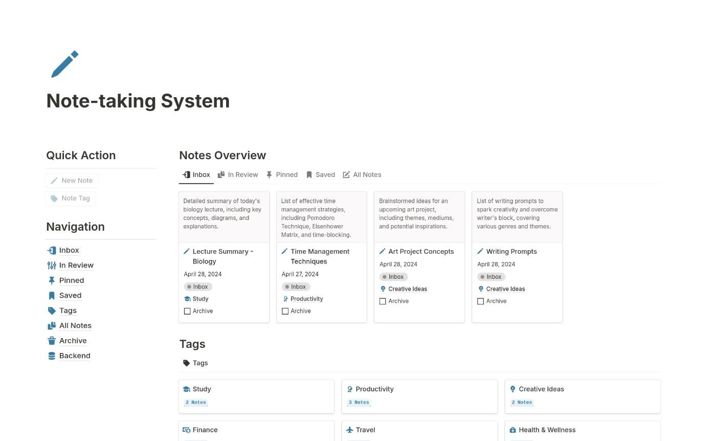 OneNote Alternative: Notion
