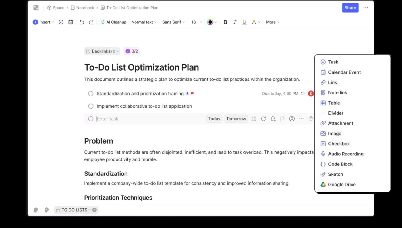 OneNote Alternative: Evernote