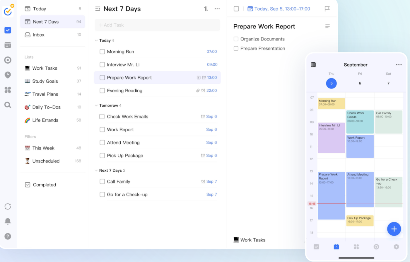 Time Blocking Apps: TickTick