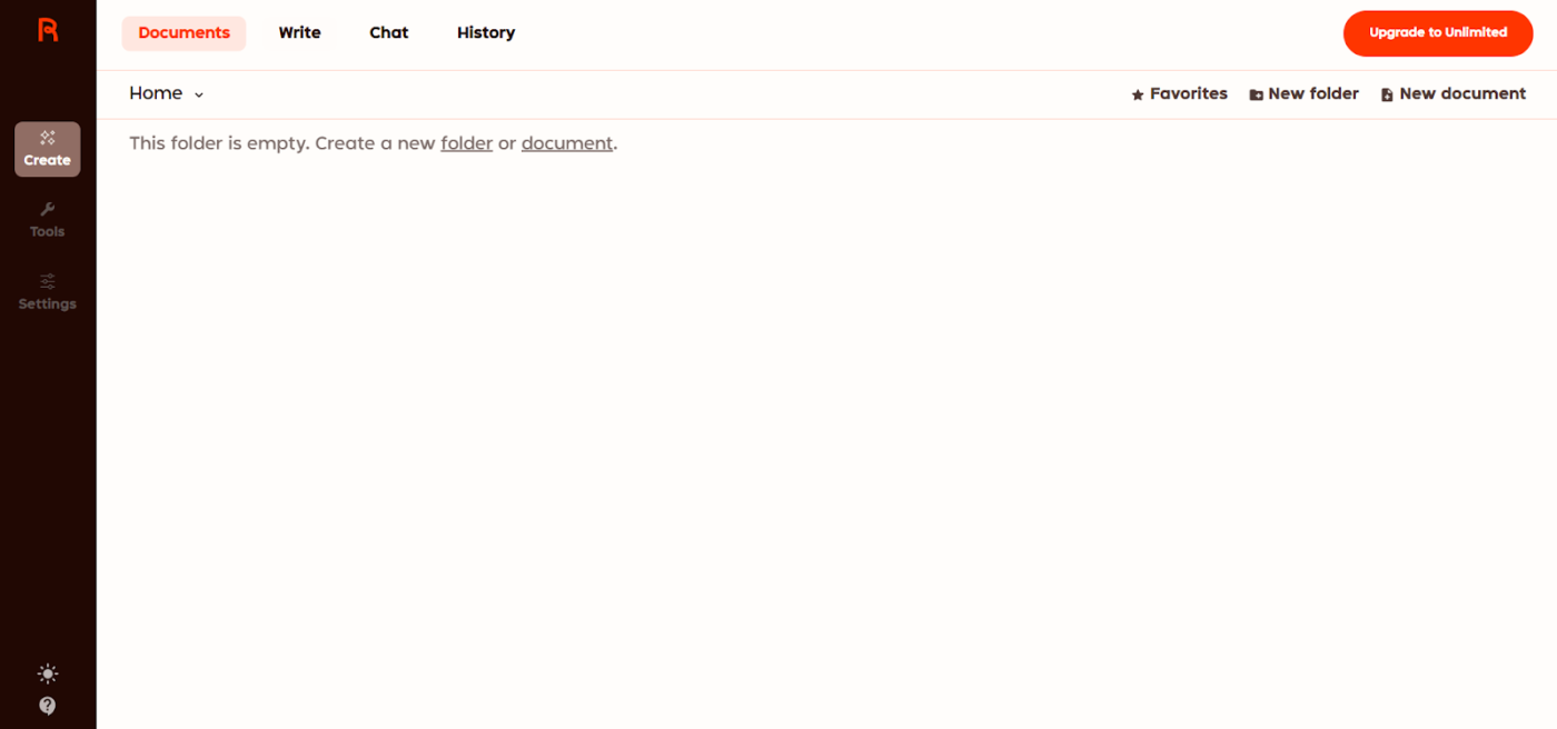 Wordtune Alternative: Rytr- Best for creating short-form content efficiently