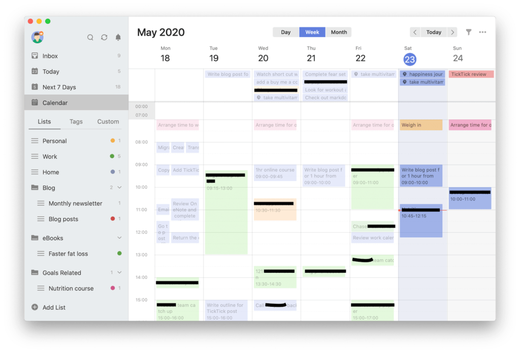 TickTick: Best Motion alternative to simplify habit tracking