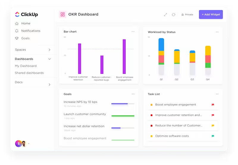 Manage tasks and hit every deadline with ClickUp’s Project Management