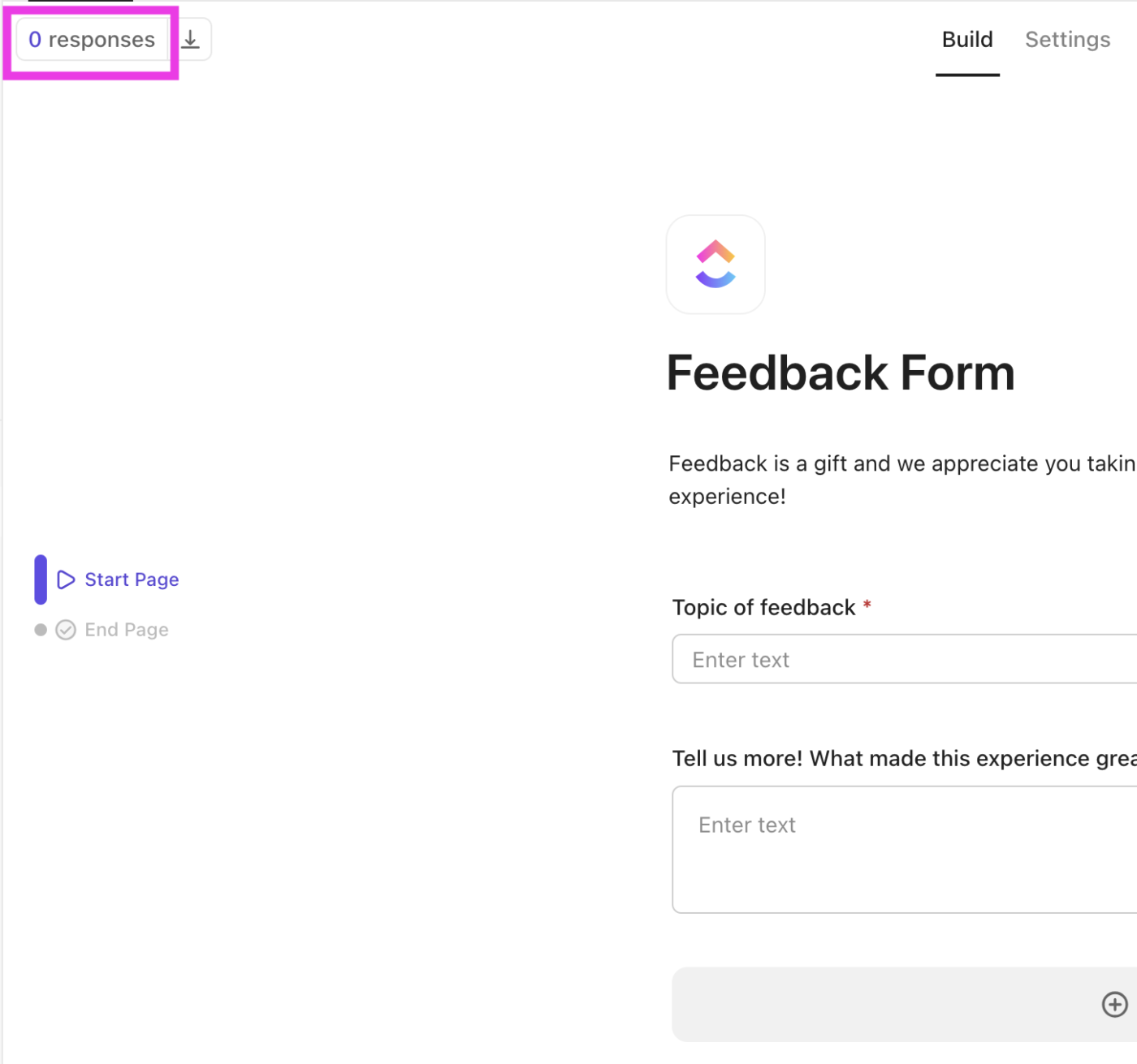 View and manage form responses easily
