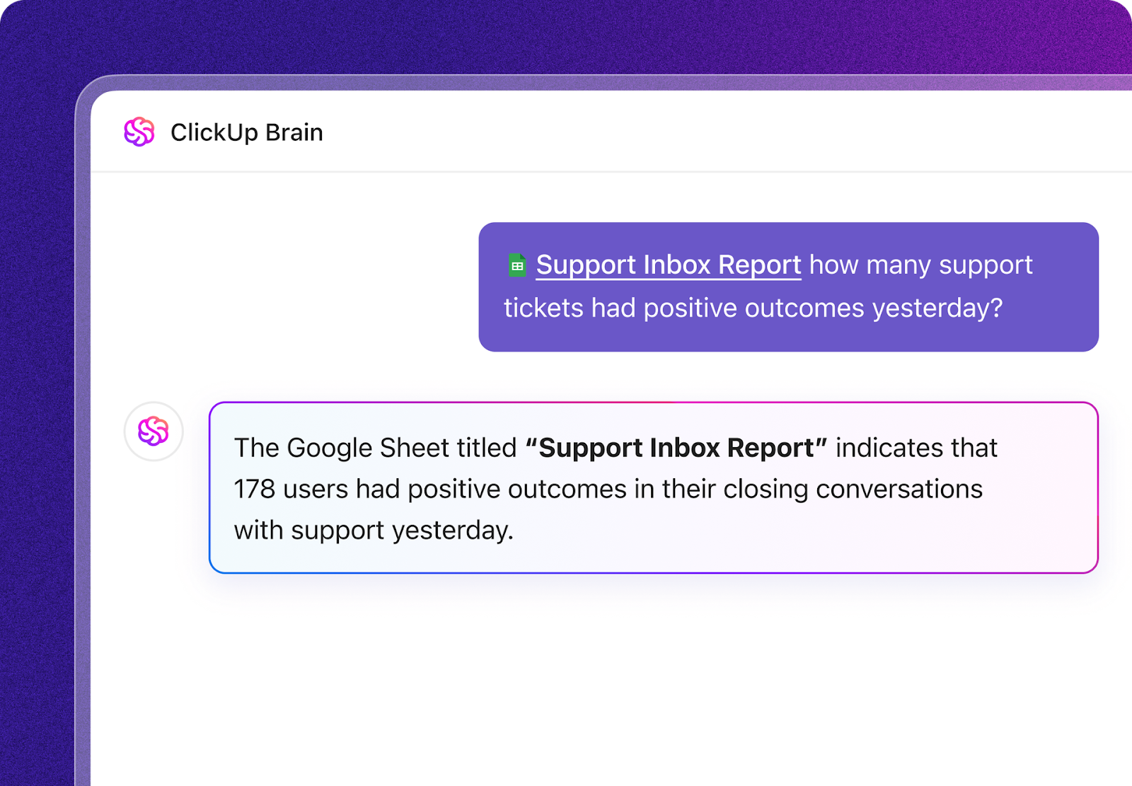 ClickUp Brain: crm and project management