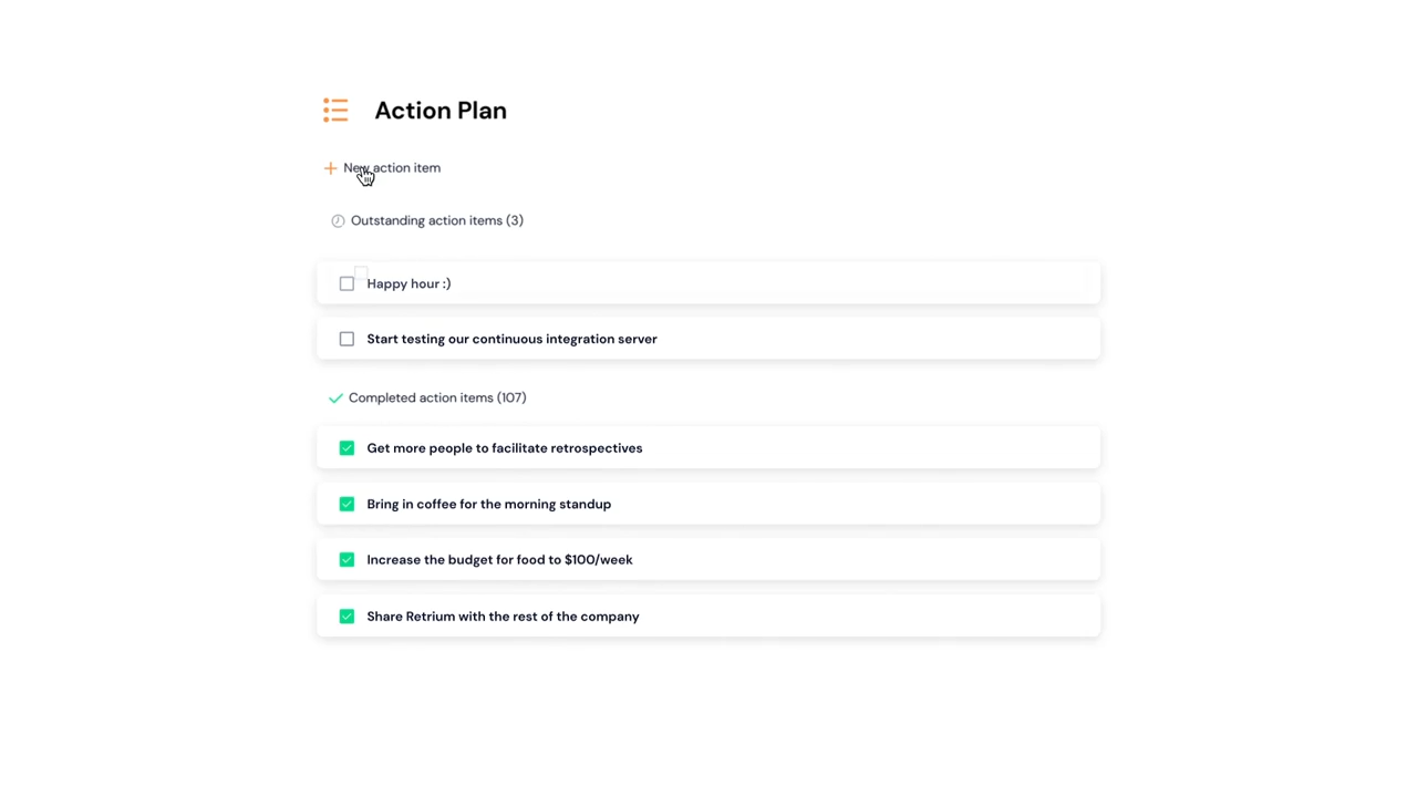 Retrium: Retrospective Tools