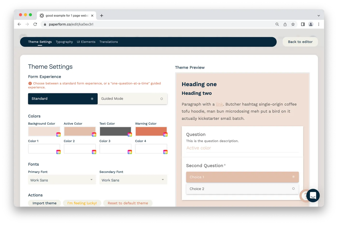 Paperform: google form alternative