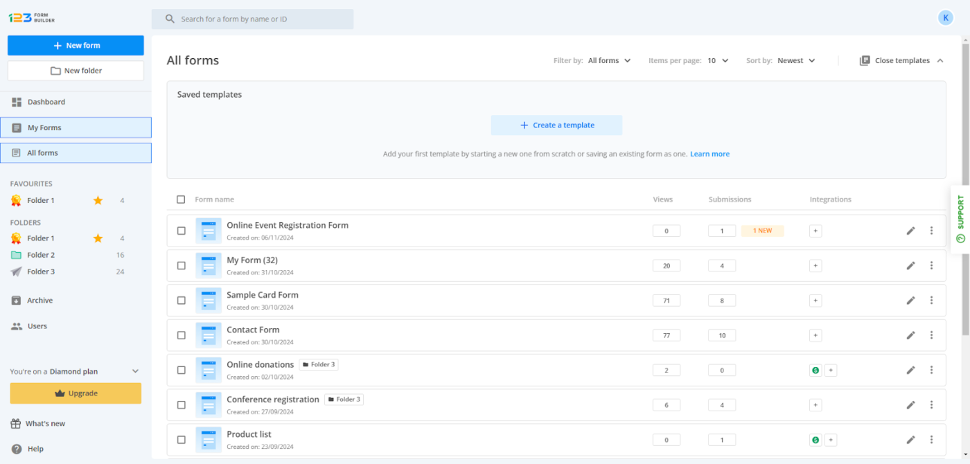 123FormBuilder: google form alternative