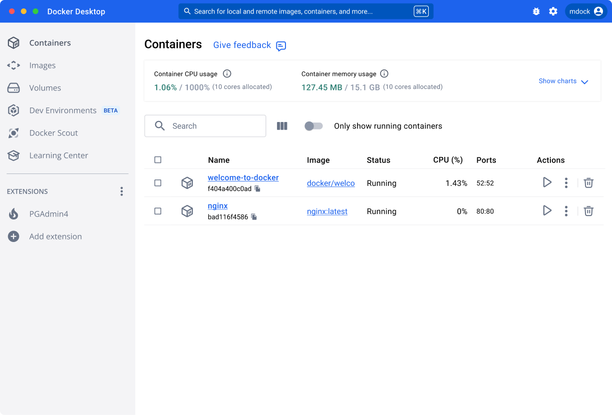 Software Development Tools : Docker