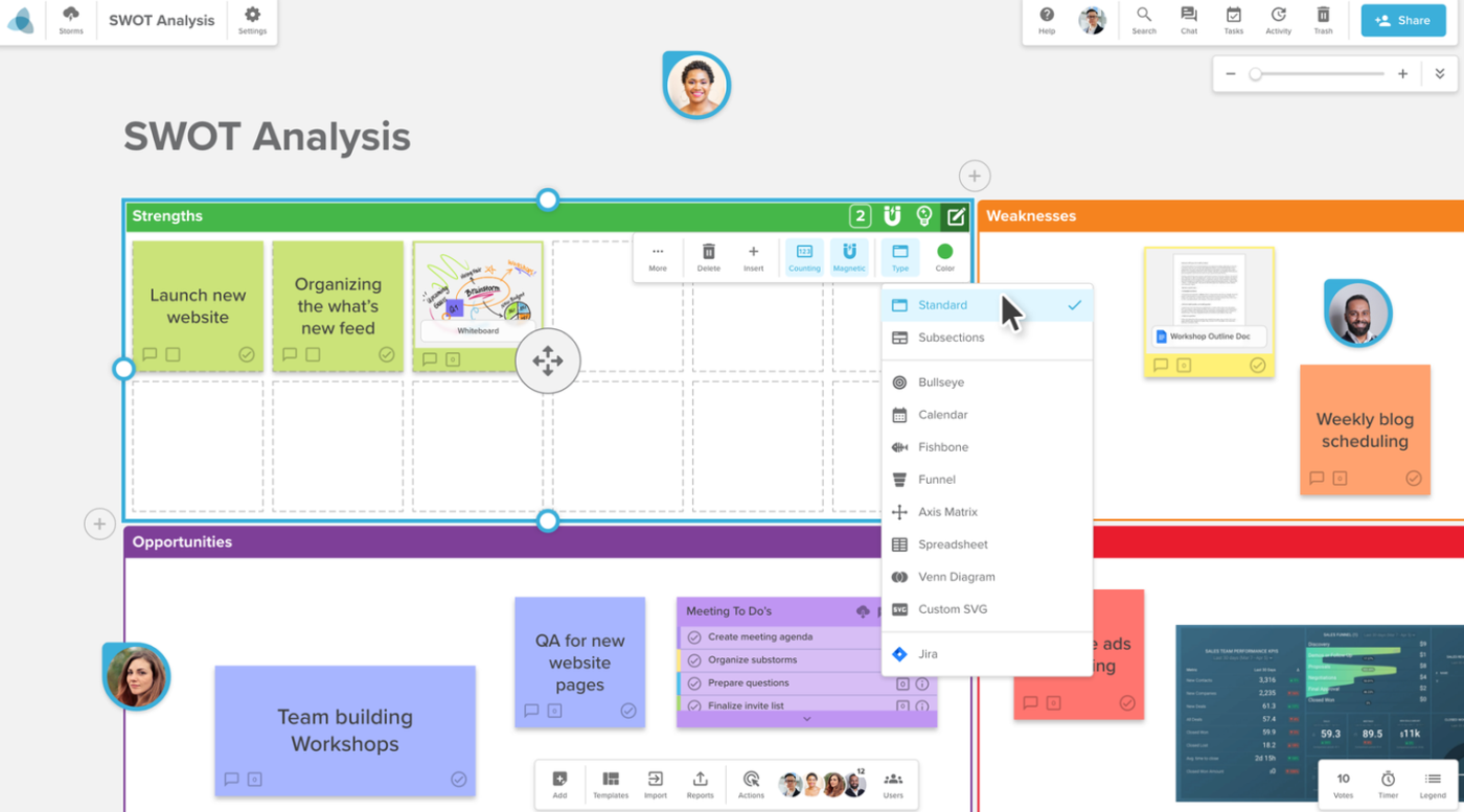 Whiteboard Software ; Stormboard