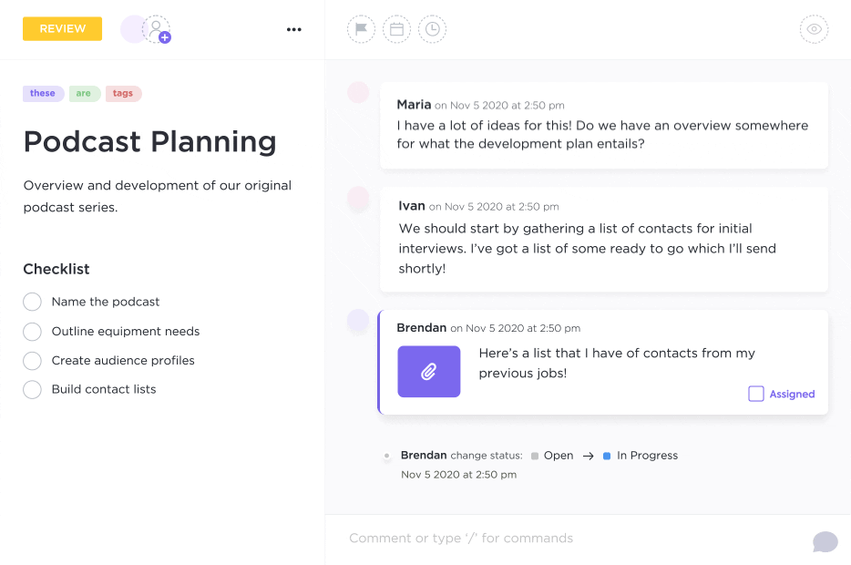 Create clear, multi-functional to-do lists to easily manage your ideas and never forget anything again