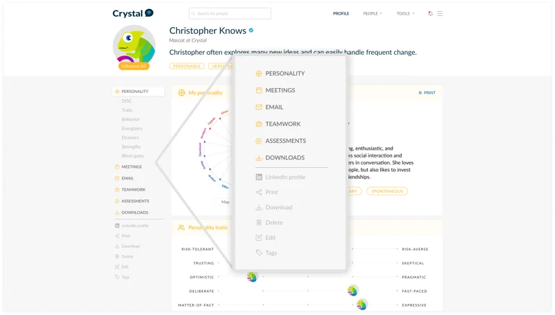 Crystal Dashboard