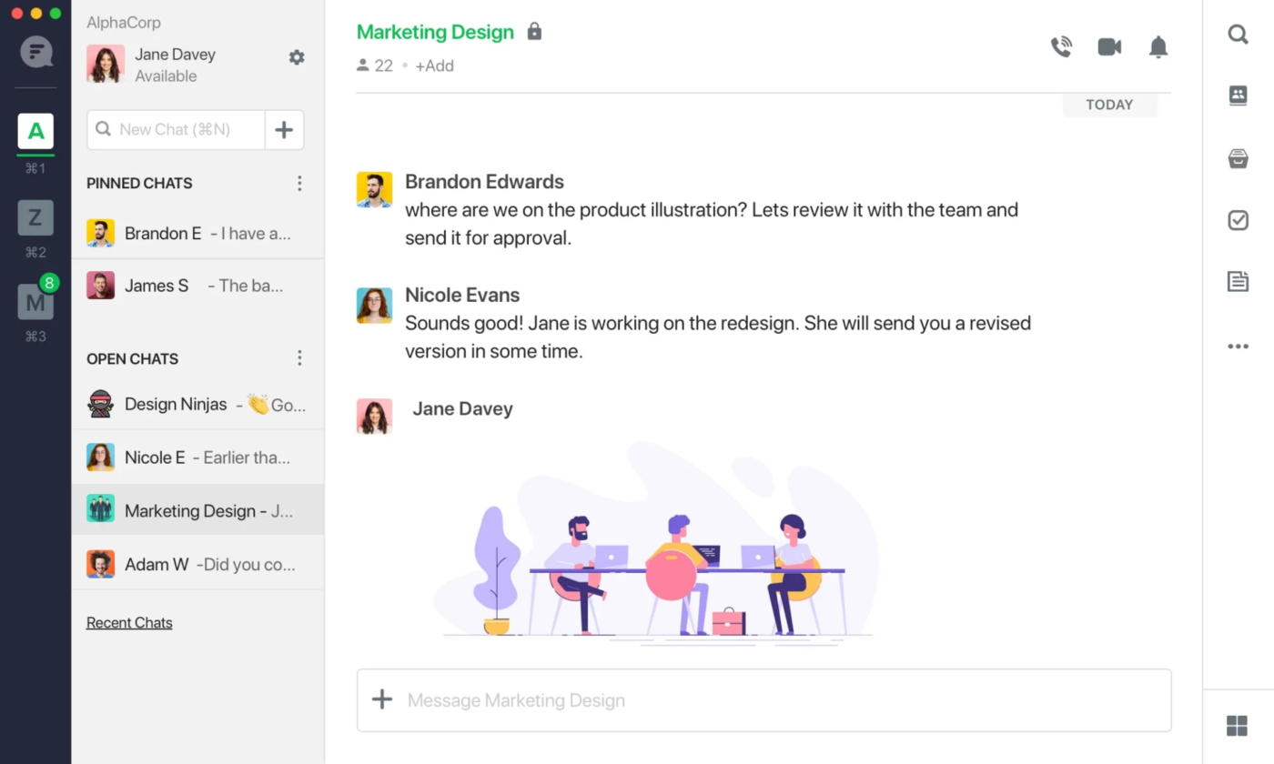 Flock Dashboard: Microsoft Teams Alternative