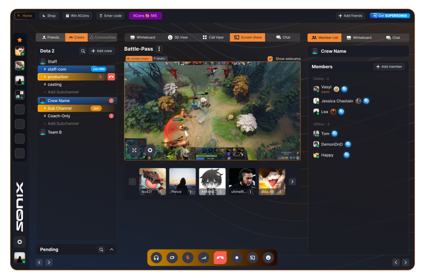 Sonix Dashboard