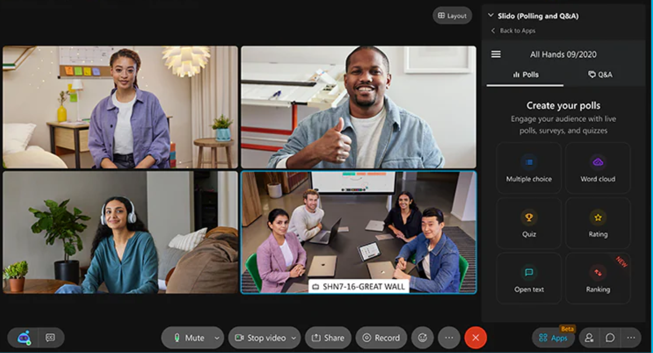 Webex Dashboard