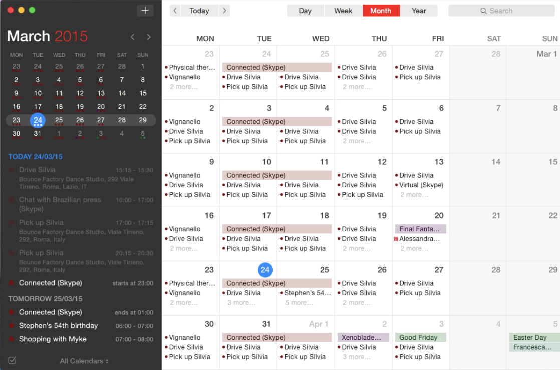 best shared calendar apps: Fantastical: Best for Apple users who need advanced scheduling tools