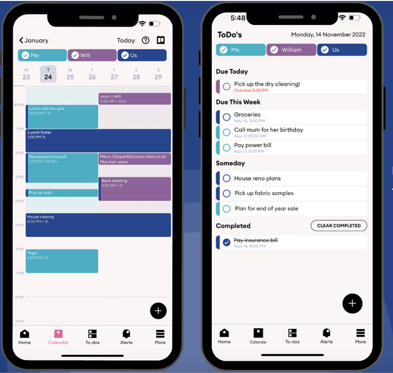 best shared calendar apps: Cupla (Best for couples managing schedules together)