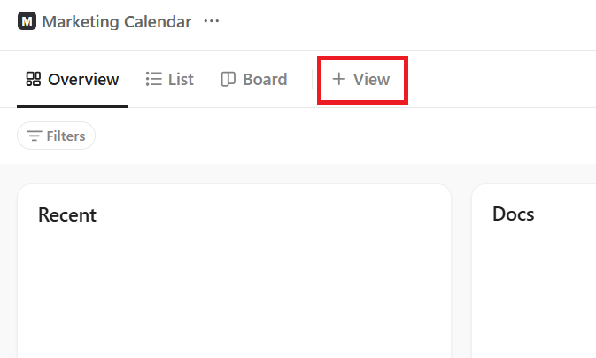 Custom views in ClickUp