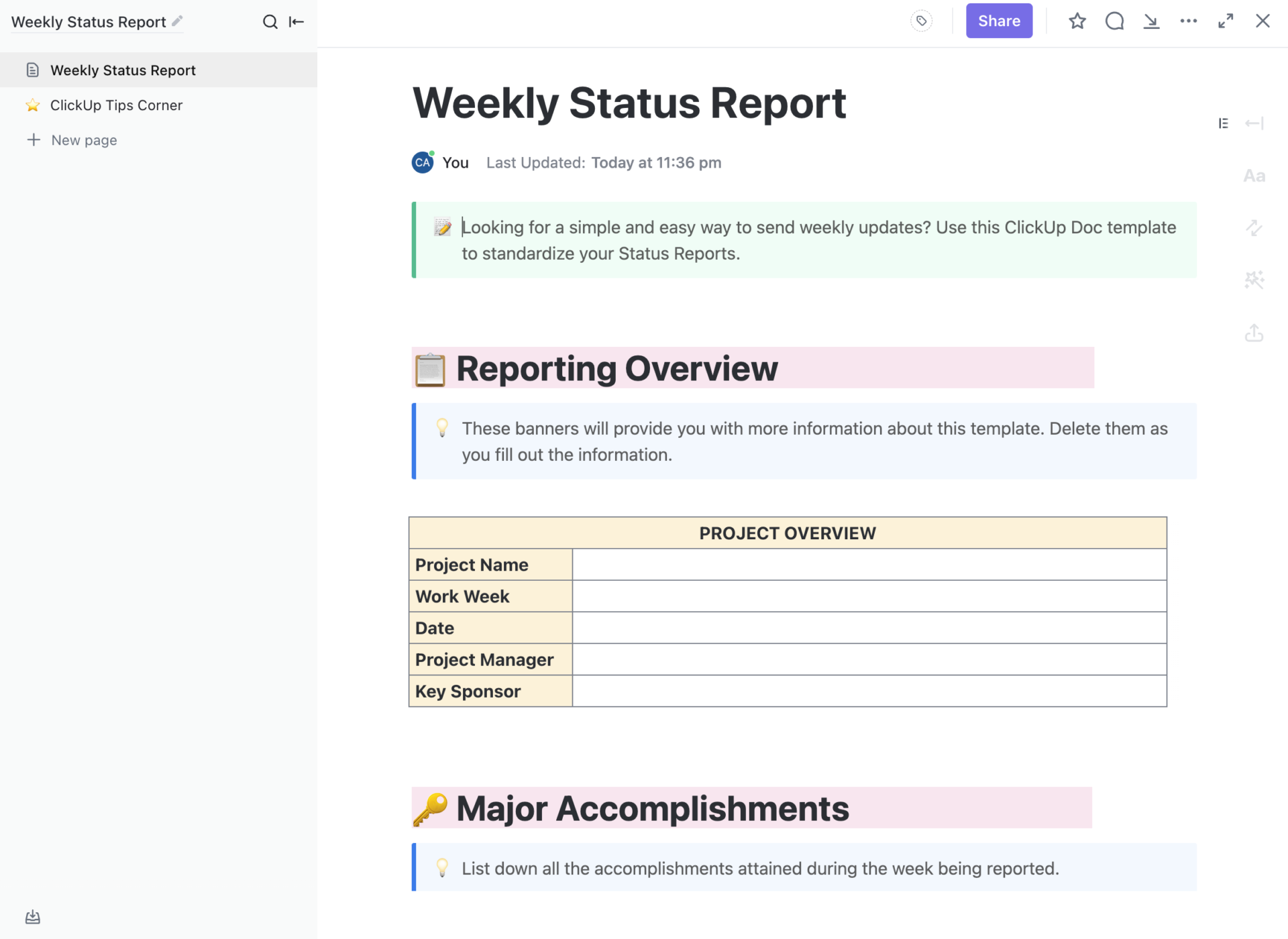 Free-Weekly-Status-Report-Templates-to-Track-Progress-Efficiently