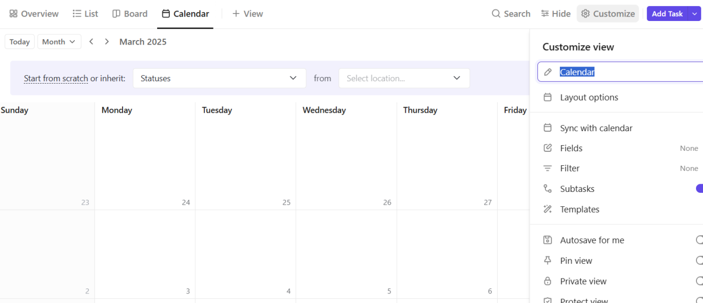 Give a name to your calendar