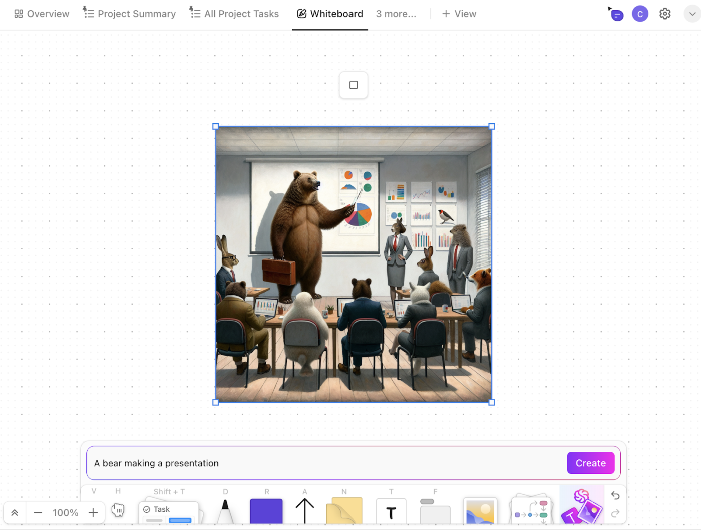ClickUp Whiteboards