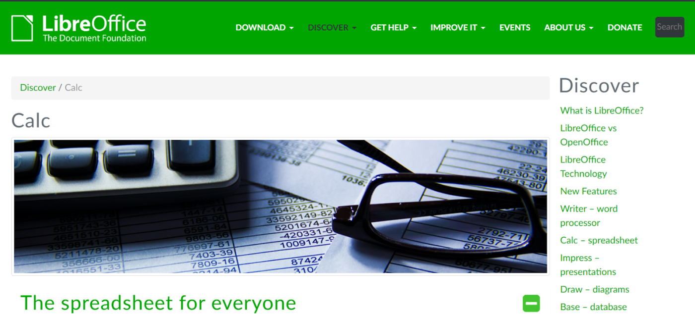 LibreOffice Calc: Google Sheets Alternative