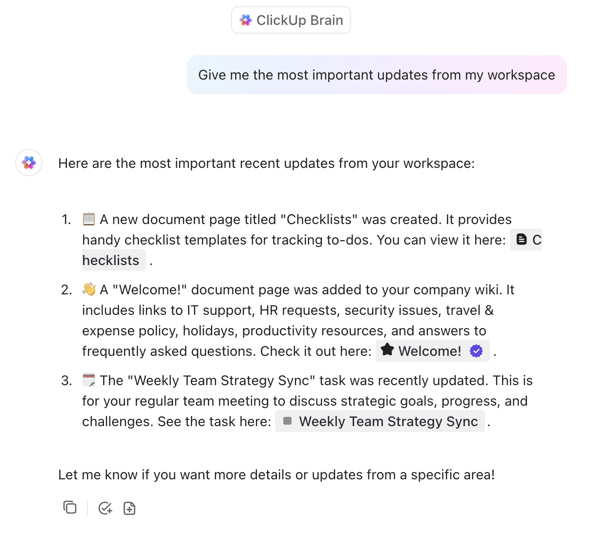 ClickUp Brain: coda vs notion